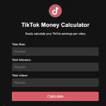 10 Cara Mengambil Uang dari TikTok Money Calculator 2025 - Tuwaga