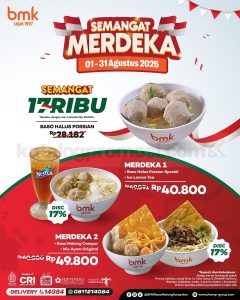 Baso Malang Karapitan Promo Semangat 17 Ribu dengan Berbagai Metode Pembayaran - Tuwaga