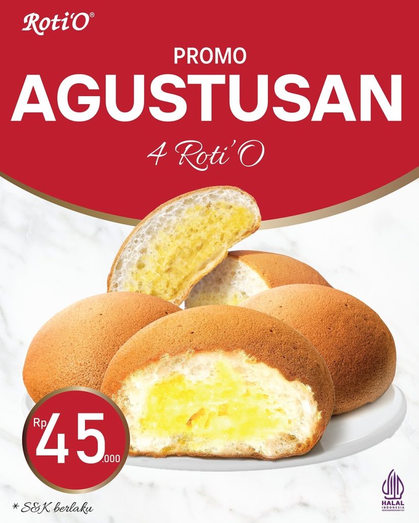 Roti’O Promo Agustusan Hanya Rp45 ribu dengan Berbagai Metode Pembayaran - Tuwaga