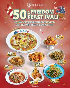 Suji Suan Cai Yu Diskon 50% Suji Freedom Feast’ival dengan Berbagai Metode Pembayaran - Tuwaga
