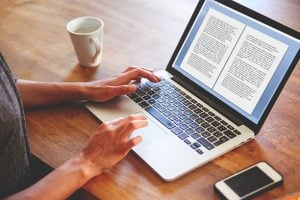 laptop browsing website internet
