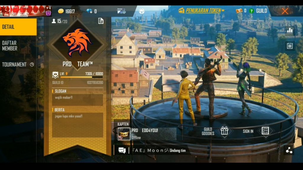 daftar nama guild free fire tuwaga