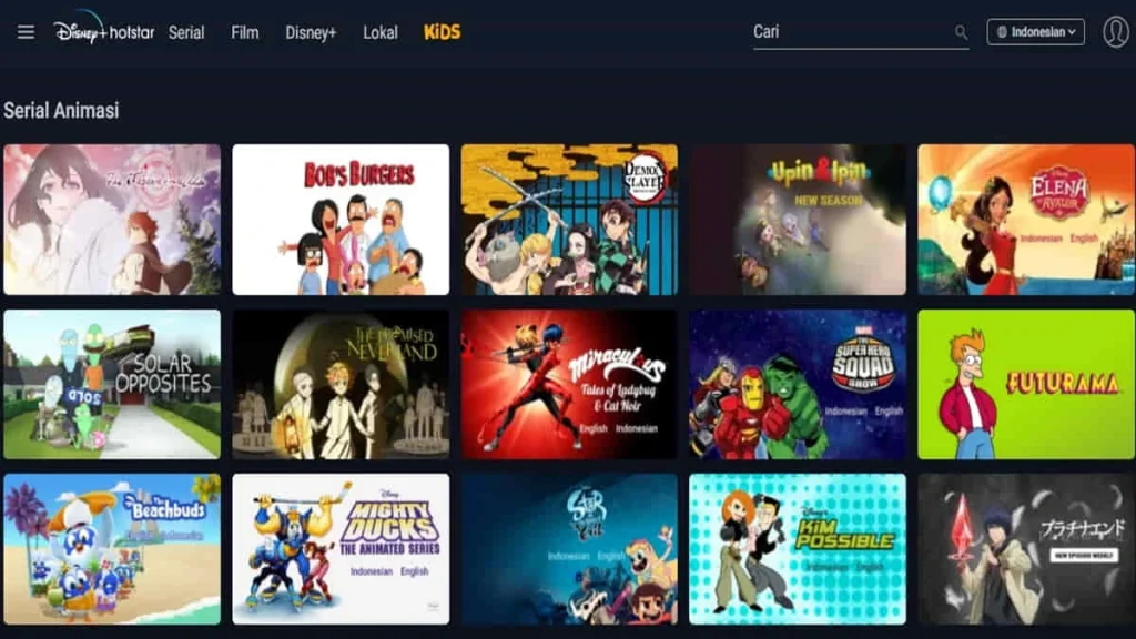 disney hotstar situs nonton anime