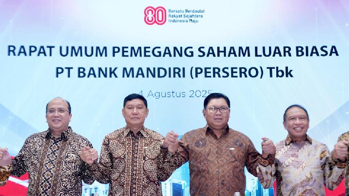 hasil RUPSLB Bank Mandiri tuwaga