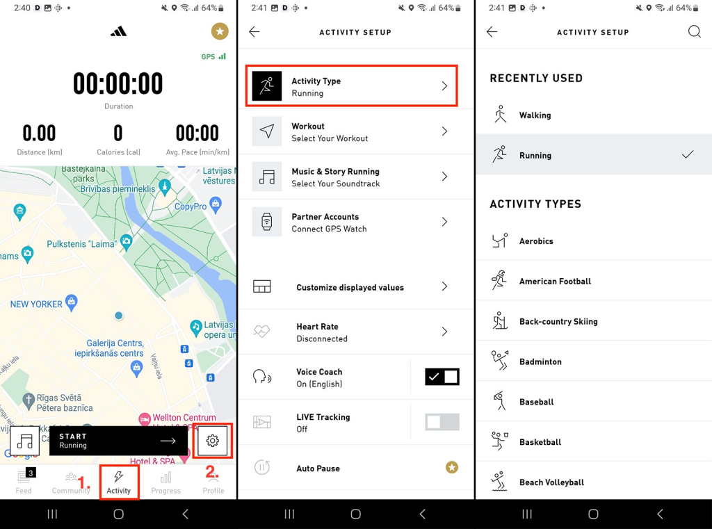 adidas running app tuwaga
