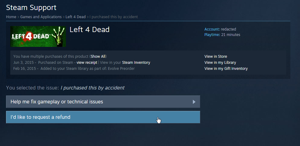 cara refund game di steam tuwaga