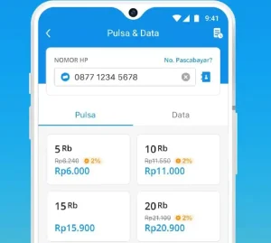 cara transfer pulsa ke dana tuwaga