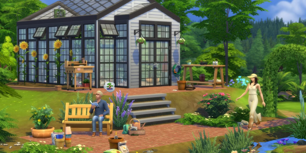 hobi the sims gardening tuwaga
