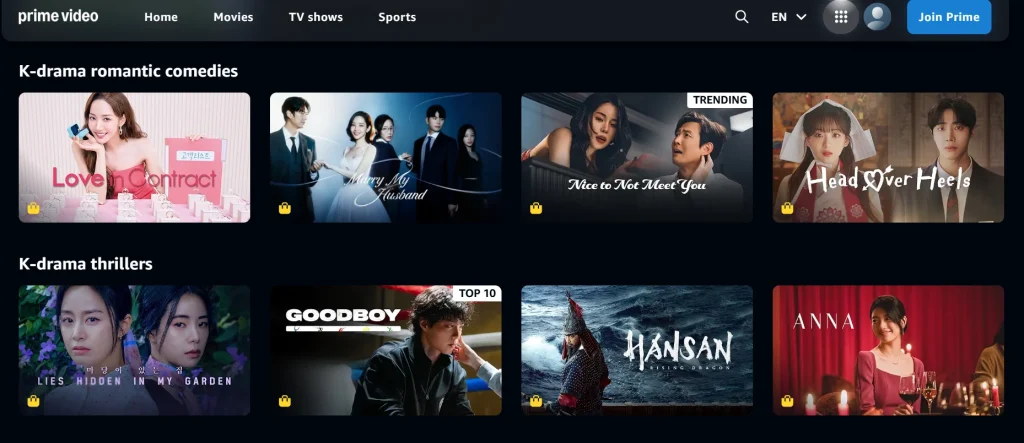 Streaming Prime Video