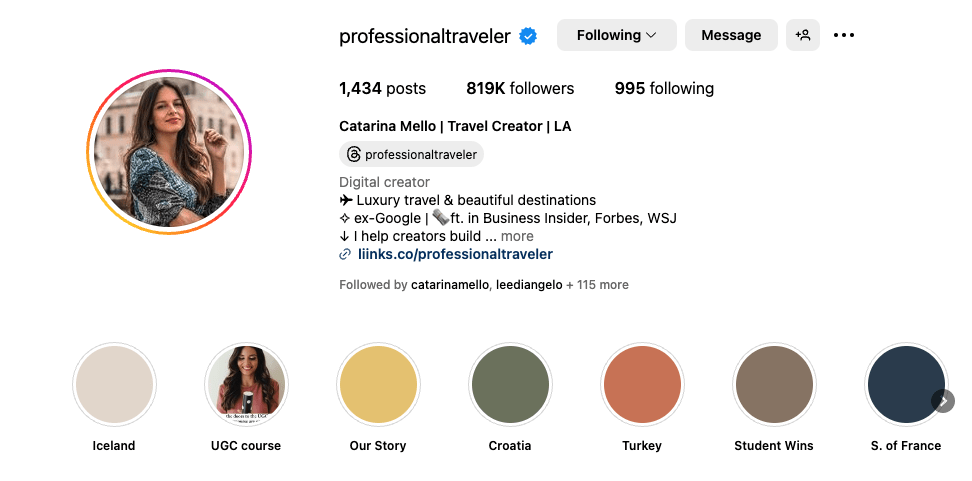 bio instagram simple tuwaga