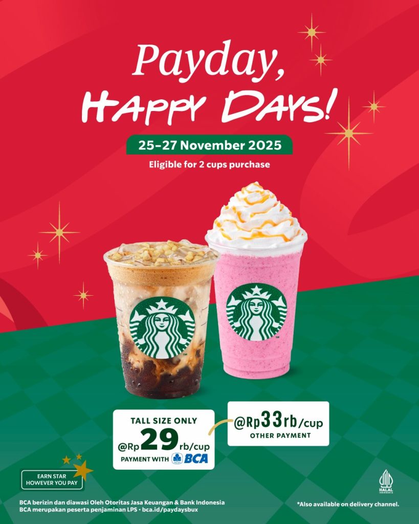 promo payday november 2025 starbucks