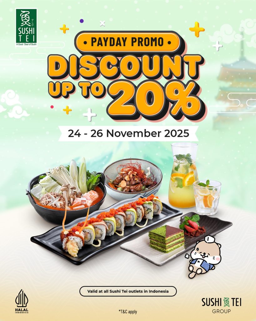 promo payday november 2025 sushi tei