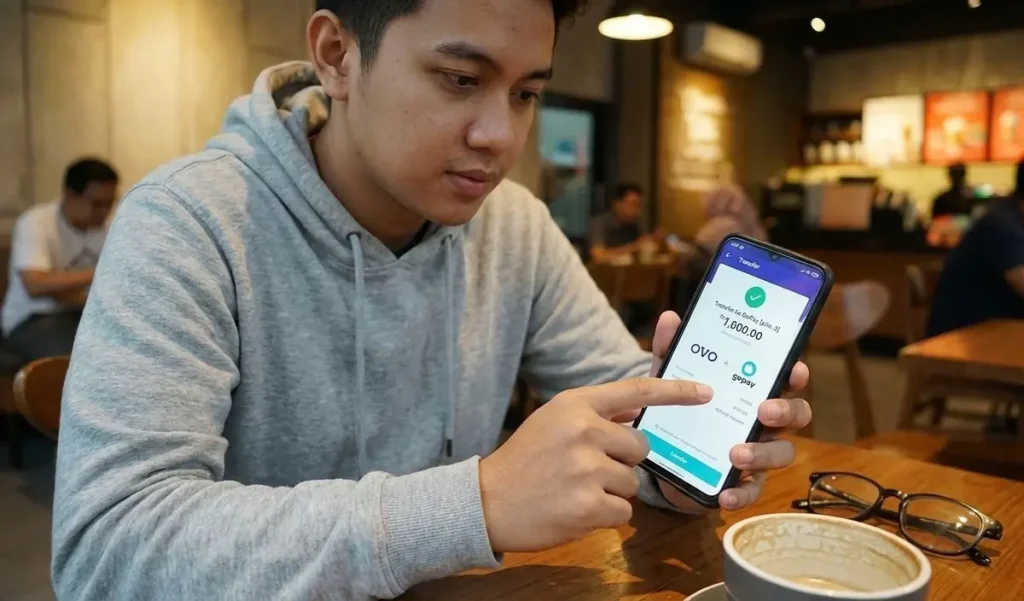 cara transfer ovo ke gopay