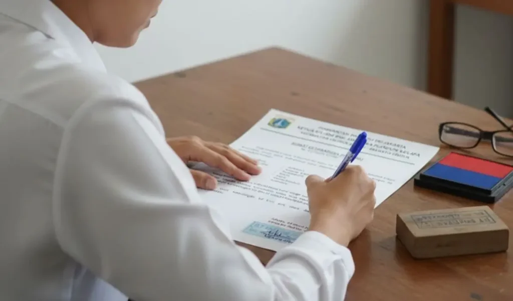 contoh surat keterangan domisili RT tuwaga