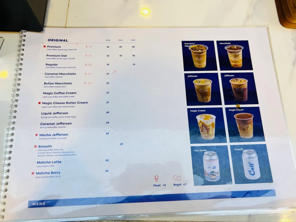 harga kopi calf to go