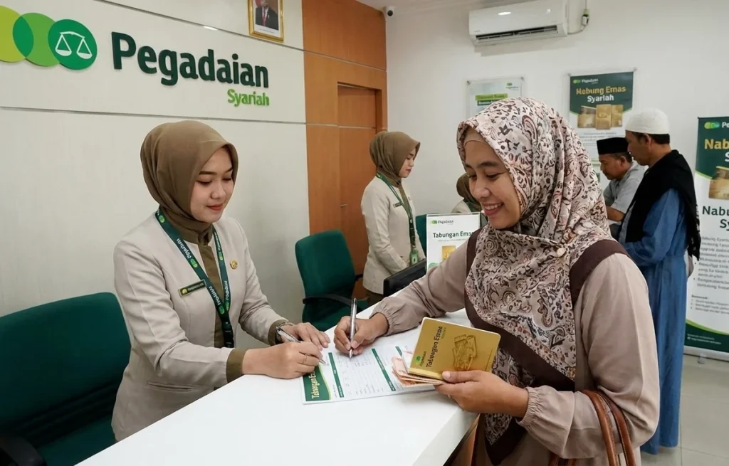 nabung emas di pegadaian syariah tuwaga