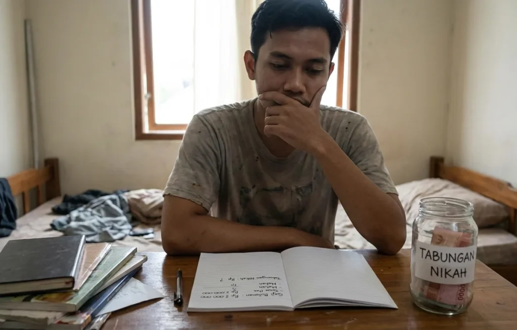 cara nabung nikah gaji 2 juta tuwaga