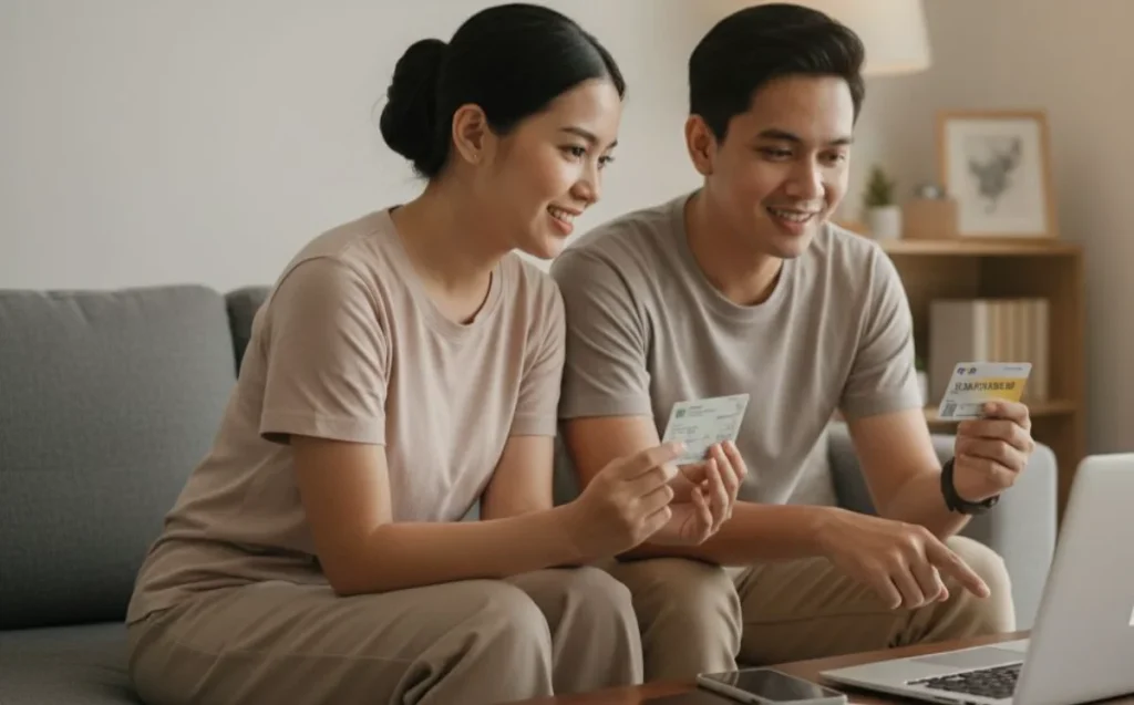 cara gabung npwp suami istri