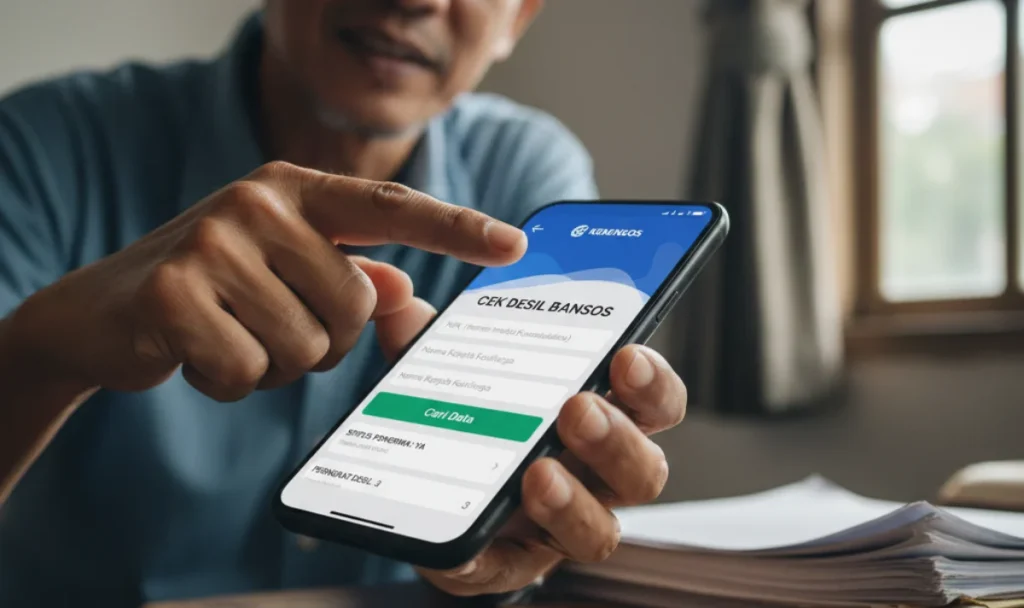 cek desil bansos tuwaga