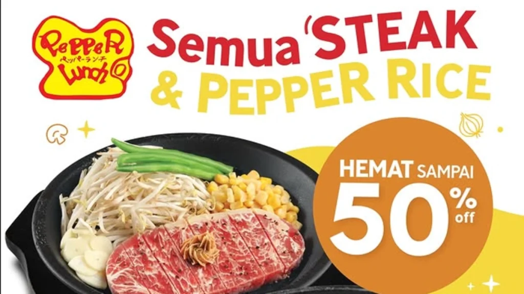 poster promo pepper lunch bulan februari tahun 2026