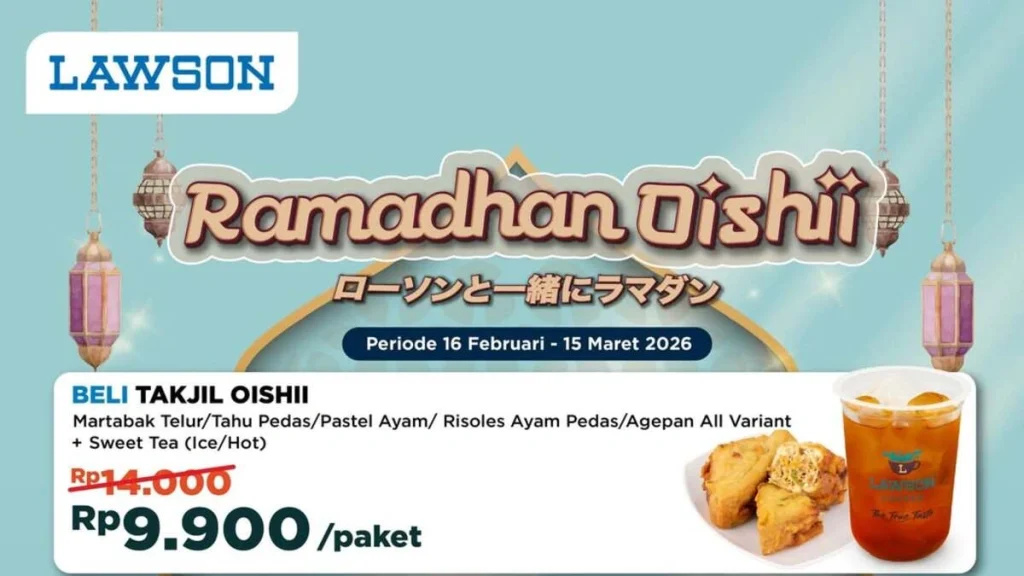 poster menu bukber ramadan 2026 dari Lawson