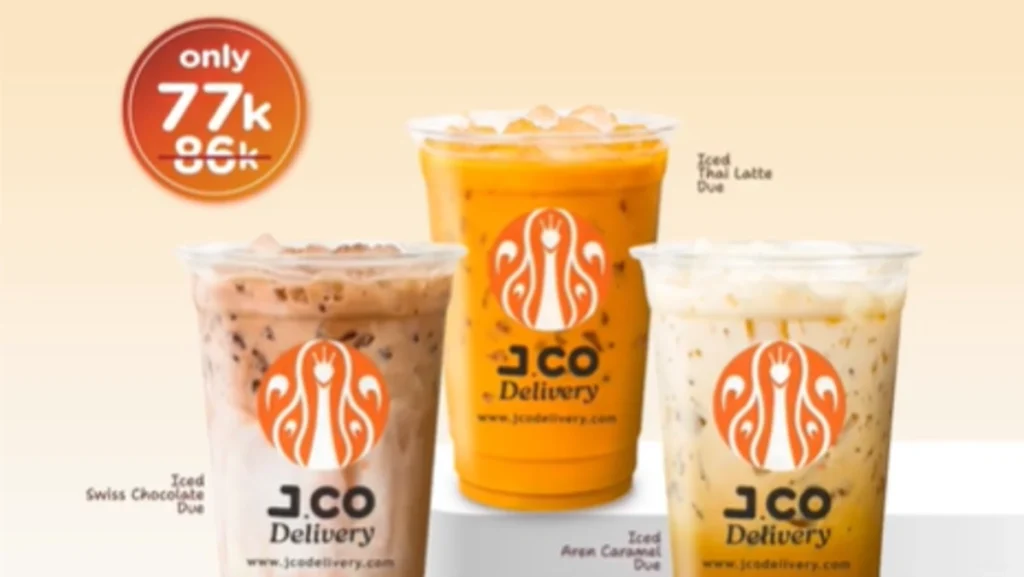 ada tiga minuman kopi yang dijual oleh JCO