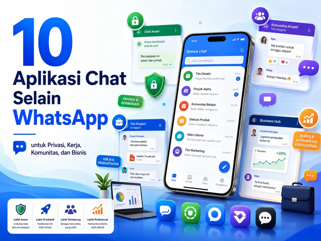 aplikasi chat selain whatsapp