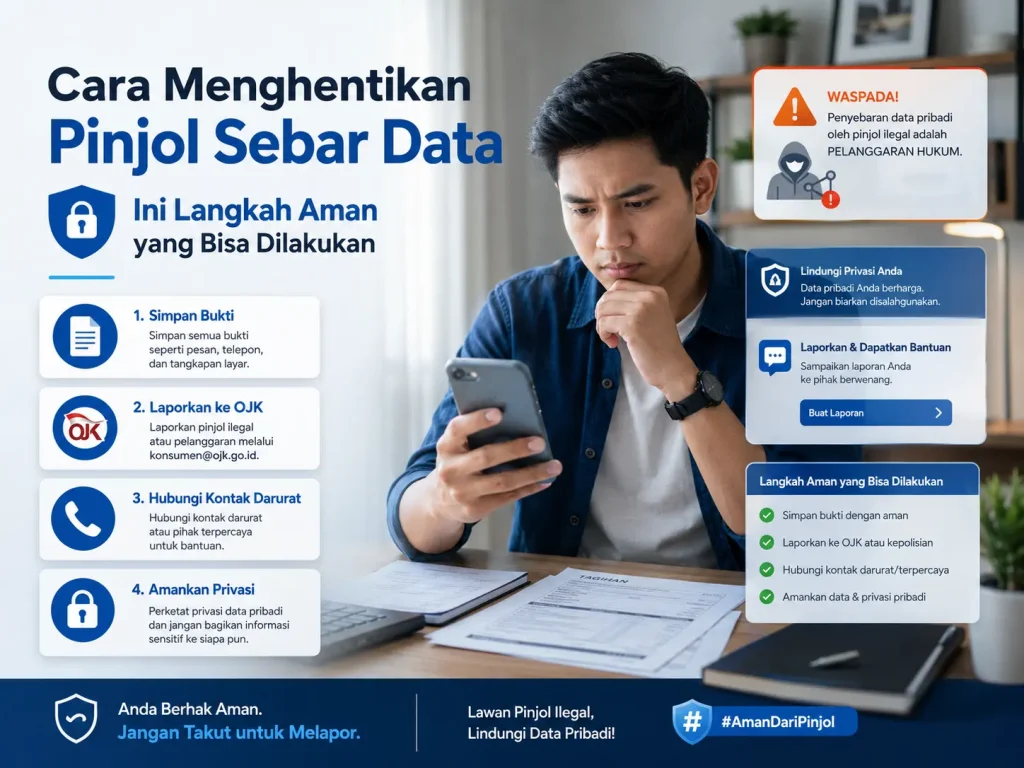 cara mengatasi pinjol sebar data