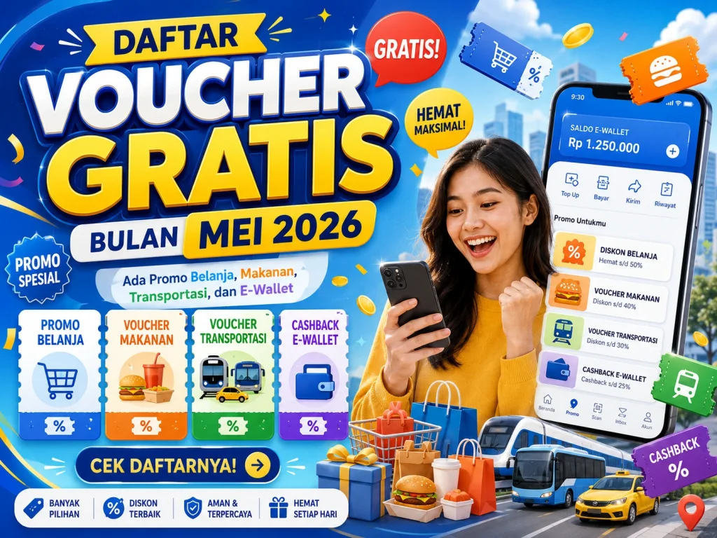 voucher gratis mei 2026