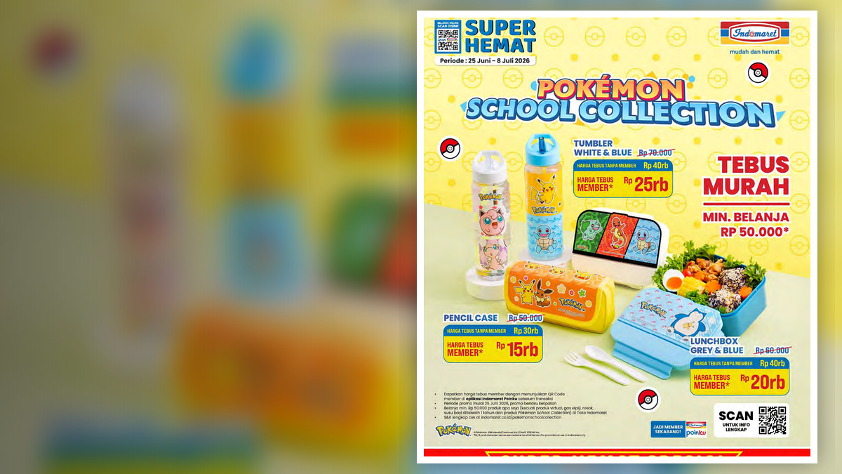 Promo Indomaret Hari Ini 25 Juni–8 Juli 2026: Diskon Susu Balita, Pokemon Collection, hingga Berhadiah Miliaran