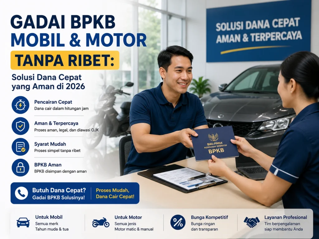 gadai bpkb mobil motor
