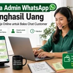 Jasa Admin WhatsApp Penghasil Uang, Kerja Online untuk Balas Chat Customer - Tuwaga