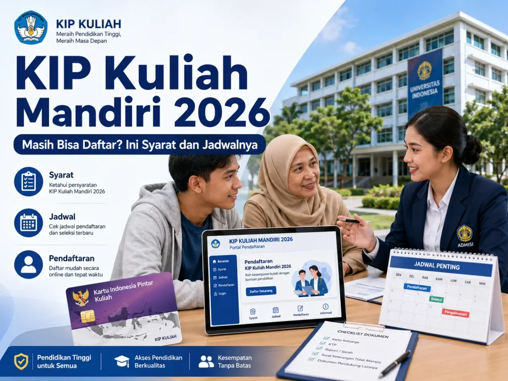 kip kuliah mandiri 2026