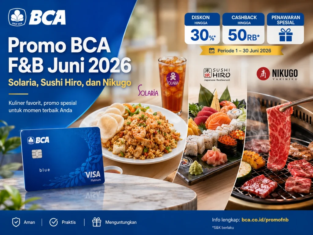 promo bca solaria sushi hiro nikugo