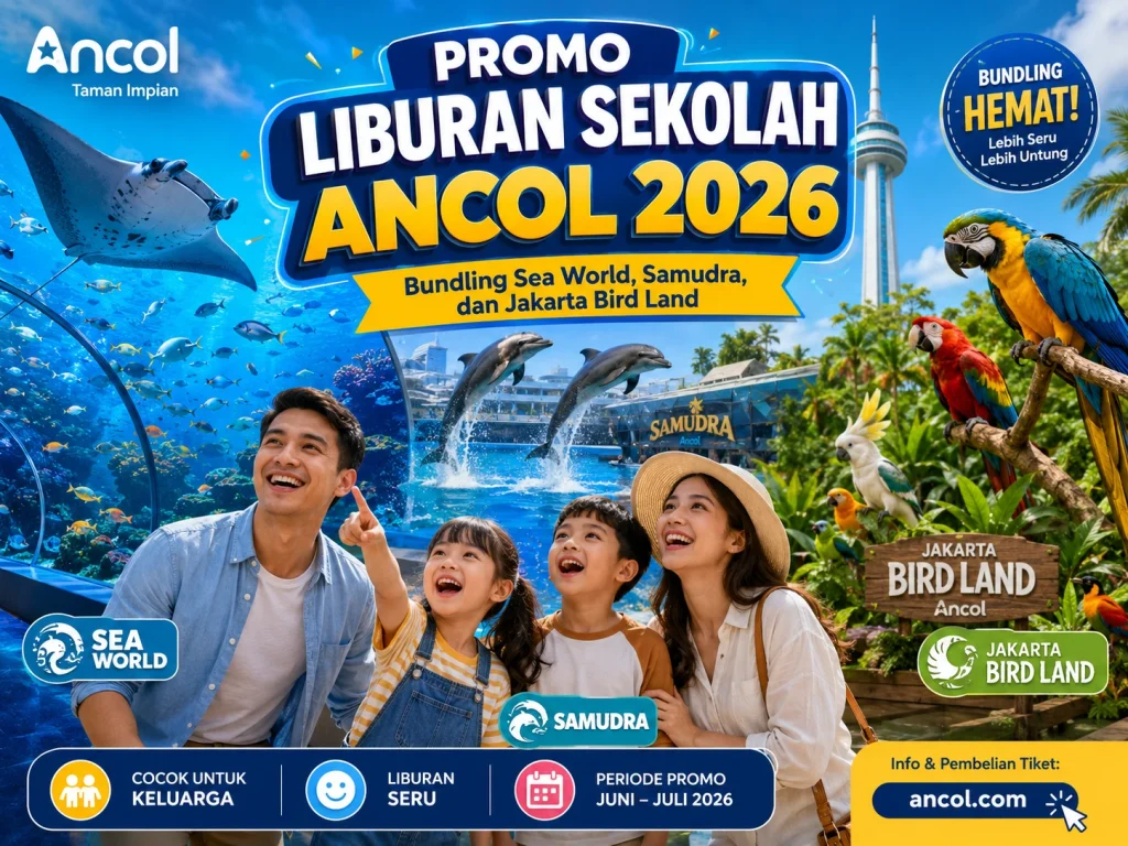 promo liburan sekolah ancol 2026