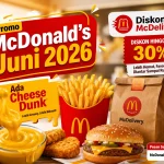 Promo McDonald’s Juni 2026, Ada Cheese Dunk dan Diskon McDelivery - Tuwaga