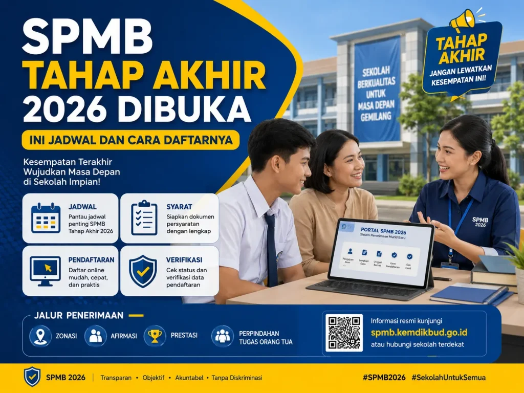 spmb tahap akhir 2026