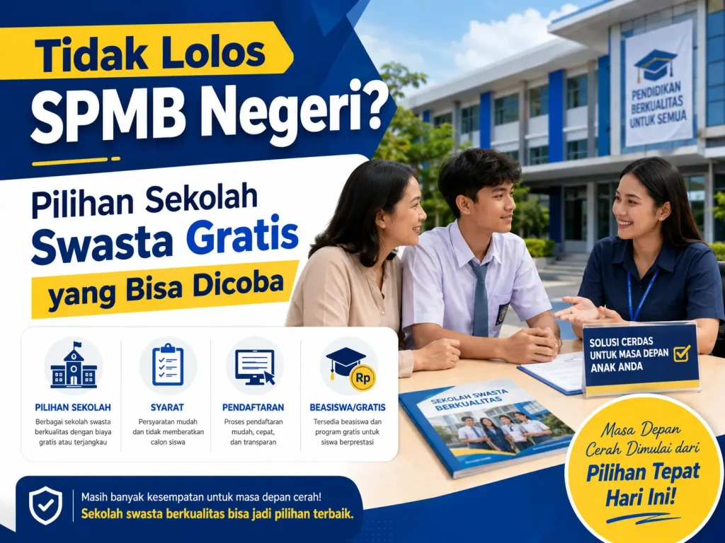 tidak lolos spmb negeri