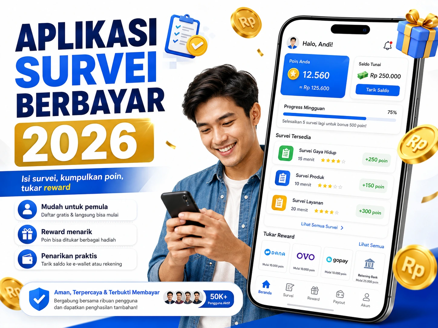 Aplikasi Survei Berbayar 2026, Bisa Dapat Reward dari Isi Survei?