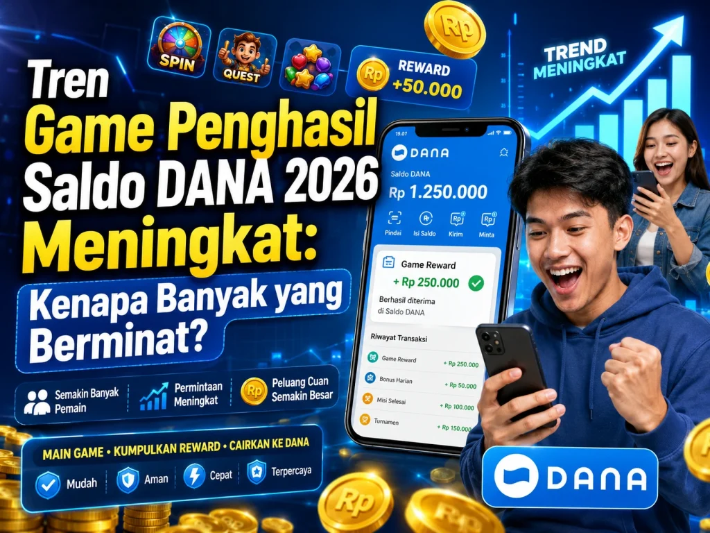 geme penghasil saldo dana meningkat