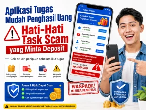 hati hati task scam penghasil uang