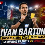 Profil Ivan Barton, Dosen Kimia yang Jadi Wasit Semifinal Prancis vs Spanyol - Tuwaga