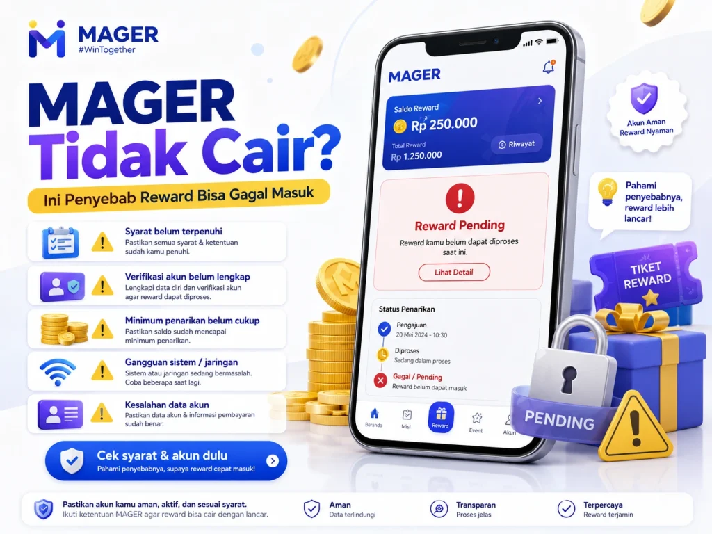 mager tidak cair