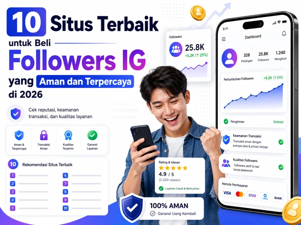 10 situs terbaik beli followers