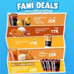 Promo Fami Deals FamilyMart 3 Agustus 2026, Ubi Bakar dan Kopi Hemat Cuma Rp20.000 Promo Fami Deals FamilyMart 3 Agustus 2026, Ubi Bakar dan Kopi Hemat Cuma Rp20.000 - Tuwaga