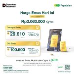 Harga Emas Pegadaian 27 Agustus 2026, Cek Harga Galeri 24 dan UBS - Tuwaga