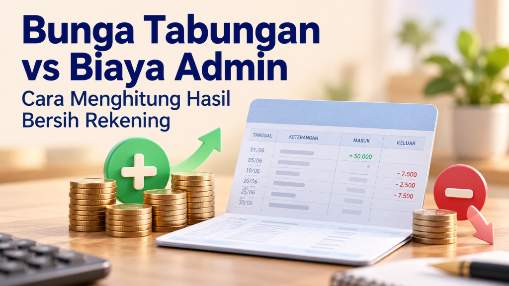 Bunga Tabungan vs Biaya Admin: Cara Menghitung Hasil Bersih Rekening