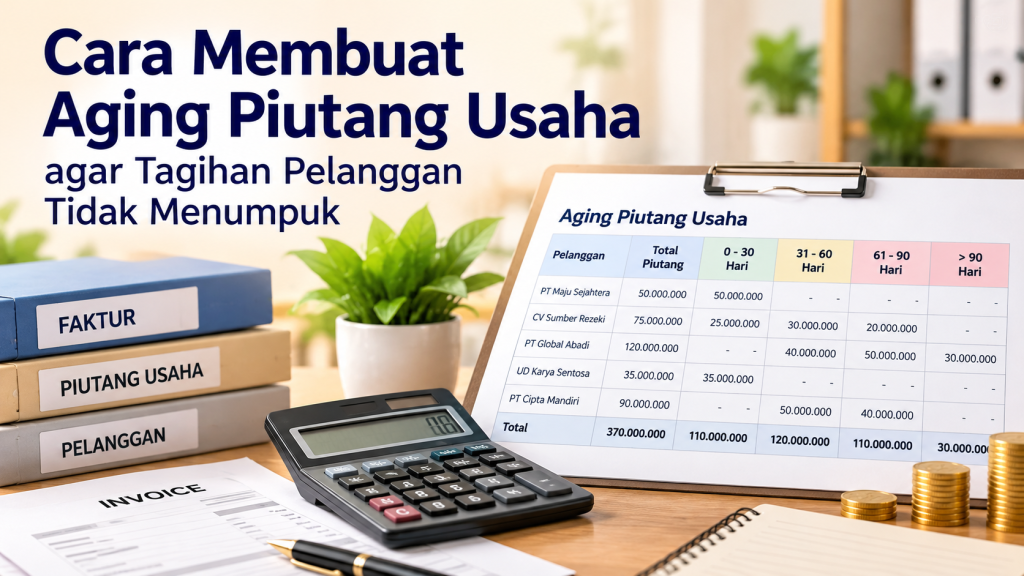 Cara Membuat Aging Piutang Usaha agar Tagihan Pelanggan Tidak Menumpuk