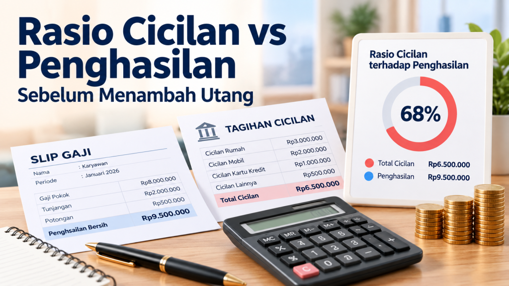Cara Menghitung Rasio Cicilan terhadap Penghasilan Sebelum Menambah Utang