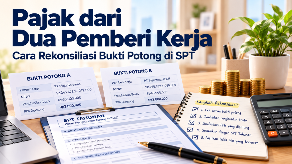 Pajak dari Dua Pemberi Kerja: Cara Rekonsiliasi Bukti Potong di SPT